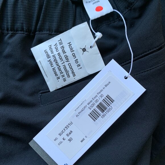 ALPHADRY Wide Easy Pants - Black - Picture 8 of 12